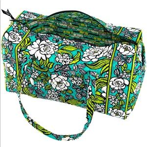 Large Vera Bradley duffel bag in Island Blooms
